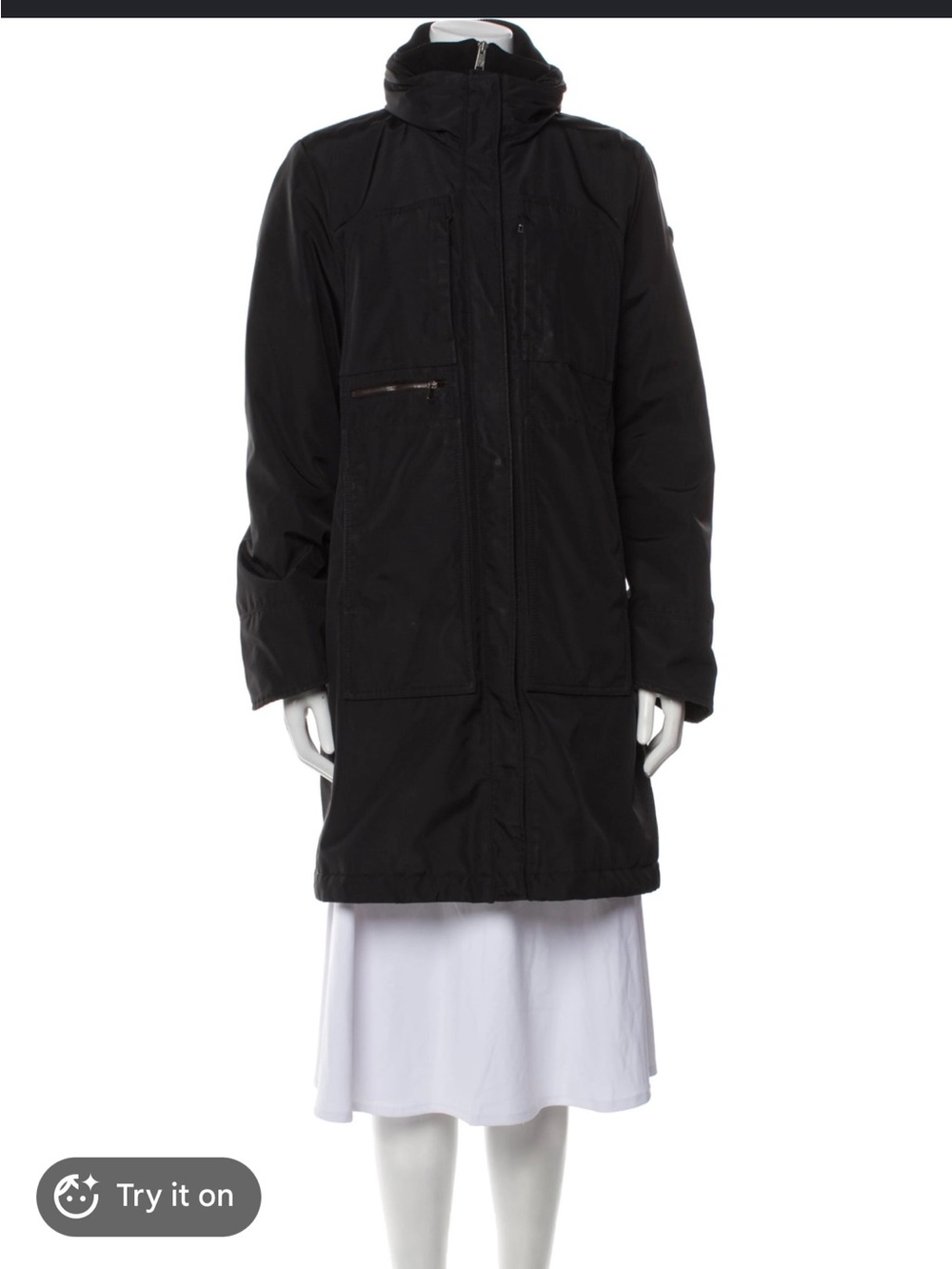 Post Card  luxury Women’s Long Puffer Parka Coat Jacket Size 10